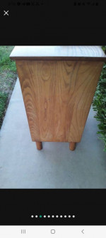 LA Furniture Nightstand End Table