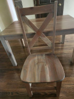 Dining Room Table Mahogany with 4 Chairs