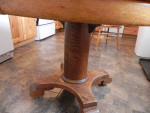 Turn of the Century 45 inch round oak kitchen table