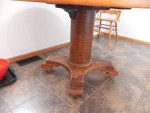 Turn of the Century 45 inch round oak kitchen table