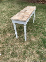 Slim hall table