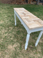 Slim hall table