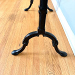 French Cast Iron Marble Top Bistro Table