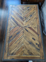 wood coffee table (38" x 23")
