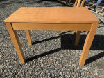 Blonde Maple Table with Chair and Cushion