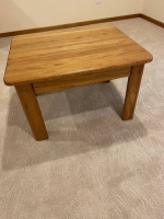 Oak End Table