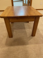 Oak End Table