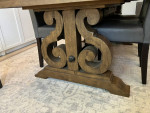 Beautiful solid dining table - must see!