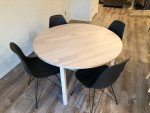 Dining table and chairs