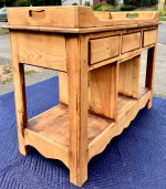Sideboard, accent table, refinishing project, solid wood, upcycle