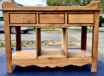 Sideboard, accent table, refinishing project, solid wood, upcycle