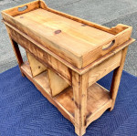 Sideboard, accent table, refinishing project, solid wood, upcycle