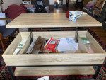 Lift up Coffee Table Dining Table Work Table Desk All in one Table !!!
