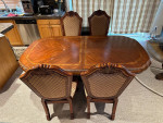 Michael amini dining table with chairs