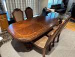 Michael amini dining table with chairs