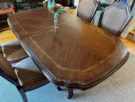 Michael amini dining table with chairs