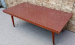 Mid Century Mahogany Finished Rectangular Coffee Table