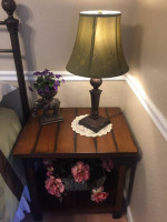 Wooden Side Table/Bedside Table