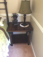 Wooden Side Table/Bedside Table