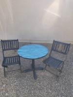 Bistro patio table set