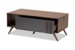 Two Tone Walnut Style Coffee Table NEW