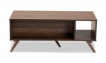 Two Tone Walnut Style Coffee Table NEW