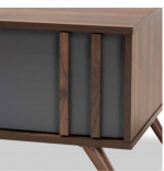 Two Tone Walnut Style Coffee Table NEW