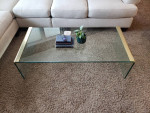 Stunning 1970's Brass and Glass Coffee/Cocktail table