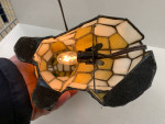 Tiffany Style Stained Glass Cat Night Light Table Lamp