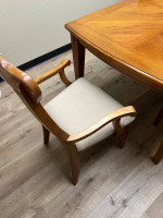 solid wood table