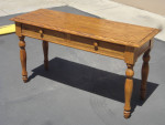 oak - sofa/console table