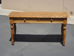 oak - sofa/console table