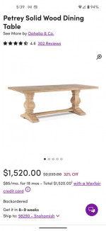 Dining Table and Chairs