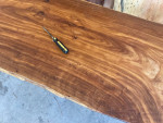 Red Elm Live Edge Slab Coffee Table Bench Desk 50”