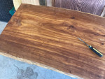 Red Elm Live Edge Slab Coffee Table Bench Desk 50”
