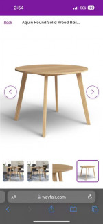 Scandinavian-style dining table