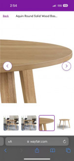 Scandinavian-style dining table