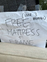 Free conference table free mattress and bed frame