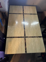 Dining set and larg coffee table