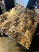 Dining set and larg coffee table