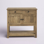 35.4'' Console Table with Drawers and Cabinet