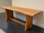 Joinery living edge butterfly coffee table in Oregon white oak