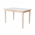 Extendable solid wood table 4-6 people