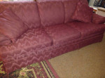 Ashley Flex Steel 2-piece Sofa Couch set in Burgundy