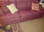 Ashley Flex Steel 2-piece Sofa Couch set in Burgundy