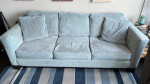 Sofa with Queen size sofa bed - light grey color