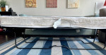 Sofa with Queen size sofa bed - light grey color