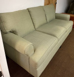 Light Sage Green Couch. Sofa