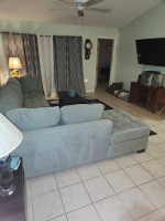 Sectional Sofa & Area Rugg