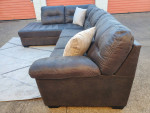 *FREE DELIVERY* ASHLEY FURNITURE CHARCOAL GRAY SECTIONAL SOFA* Hablo Español*